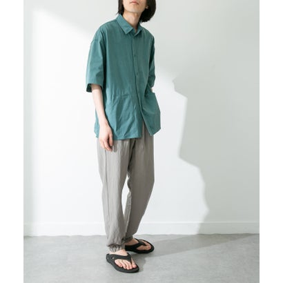 アーバンリサーチ サニーレーベル URBAN RESEARCH Sonny Label 『接触冷感』『吸水速乾』カットソーシャツ （ブルーグリーン）｜詳細画像