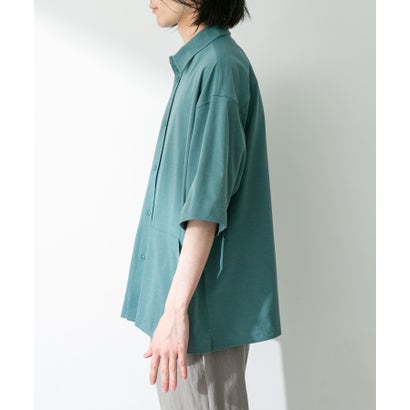 アーバンリサーチ サニーレーベル URBAN RESEARCH Sonny Label 『接触冷感』『吸水速乾』カットソーシャツ （ブルーグリーン）｜詳細画像