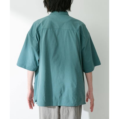 アーバンリサーチ サニーレーベル URBAN RESEARCH Sonny Label 『接触冷感』『吸水速乾』カットソーシャツ （ブルーグリーン）｜詳細画像