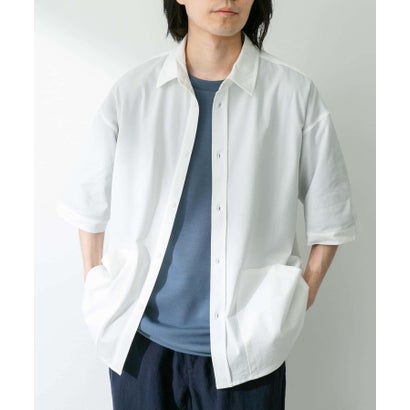 アーバンリサーチ サニーレーベル URBAN RESEARCH Sonny Label 『接触冷感』『吸水速乾』カットソーシャツ （ブルーグリーン）｜詳細画像