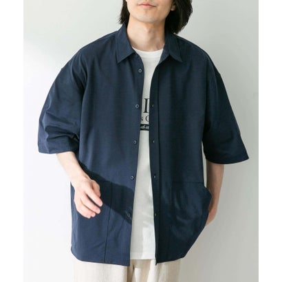 アーバンリサーチ サニーレーベル URBAN RESEARCH Sonny Label 『接触冷感』『吸水速乾』カットソーシャツ （ブルーグリーン）｜詳細画像