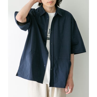 アーバンリサーチ サニーレーベル URBAN RESEARCH Sonny Label 『接触冷感』『吸水速乾』カットソーシャツ （ブルーグリーン）｜詳細画像
