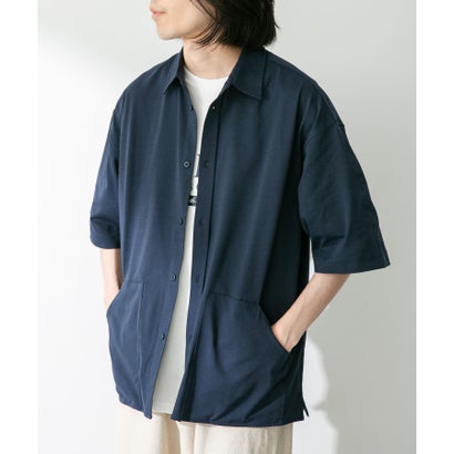 アーバンリサーチ サニーレーベル URBAN RESEARCH Sonny Label 『接触冷感』『吸水速乾』カットソーシャツ （ブルーグリーン）｜詳細画像