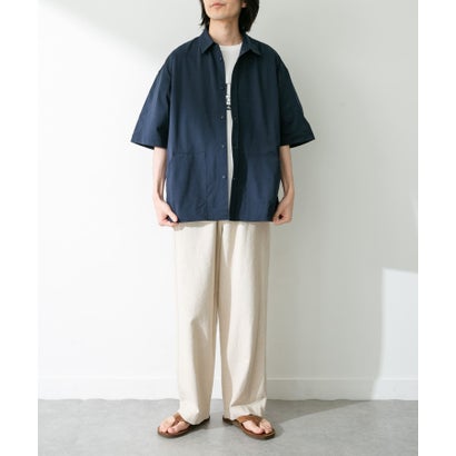 アーバンリサーチ サニーレーベル URBAN RESEARCH Sonny Label 『接触冷感』『吸水速乾』カットソーシャツ （ブルーグリーン）｜詳細画像
