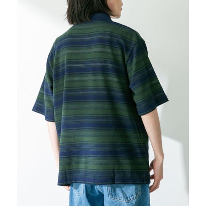 アーバンリサーチ サニーレーベル URBAN RESEARCH Sonny Label ジャガードボーダーポロシャツ （オフ）｜詳細画像