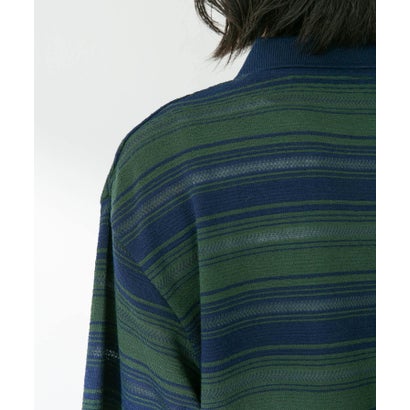 アーバンリサーチ サニーレーベル URBAN RESEARCH Sonny Label ジャガードボーダーポロシャツ （オフ）｜詳細画像