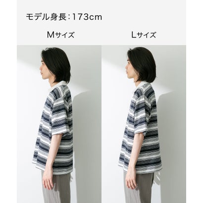アーバンリサーチ サニーレーベル URBAN RESEARCH Sonny Label ジャガードボーダーポロシャツ （オフ）｜詳細画像