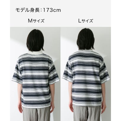 アーバンリサーチ サニーレーベル URBAN RESEARCH Sonny Label ジャガードボーダーポロシャツ （オフ）｜詳細画像