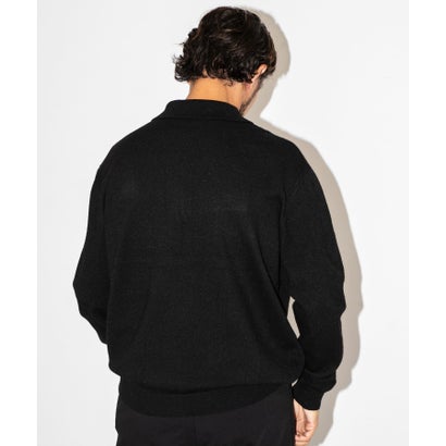 アーバンリサーチ サニーレーベル URBAN RESEARCH Sonny Label OOPS ケーブル襟付きニットポロシャツ （BROWN）｜詳細画像