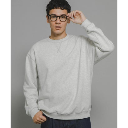 アーバンリサーチ サニーレーベル URBAN RESEARCH Sonny Label ヘビーウェイトコットンベーシックスウェット （ライトグレー）｜詳細画像