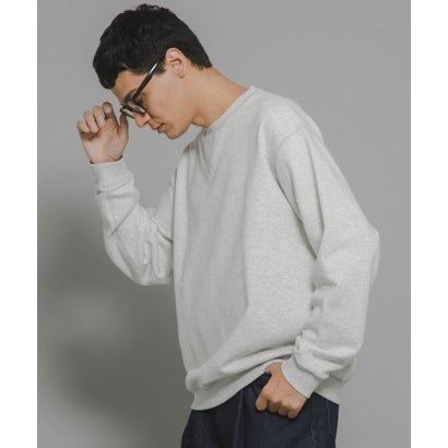 アーバンリサーチ サニーレーベル URBAN RESEARCH Sonny Label ヘビーウェイトコットンベーシックスウェット （ライトグレー）｜詳細画像