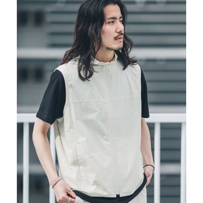 アーバンリサーチ サニーレーベル URBAN RESEARCH Sonny Label HyperHelixジップアップベスト （アイボリー）｜詳細画像
