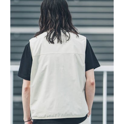 アーバンリサーチ サニーレーベル URBAN RESEARCH Sonny Label HyperHelixジップアップベスト （アイボリー）｜詳細画像