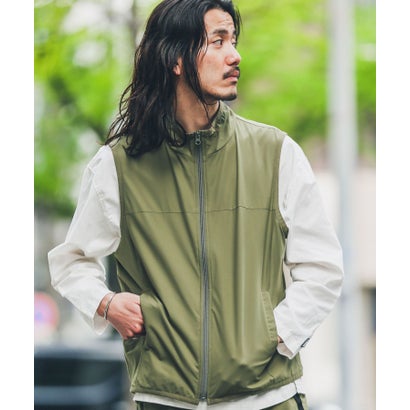 アーバンリサーチ サニーレーベル URBAN RESEARCH Sonny Label HyperHelixジップアップベスト （アイボリー）｜詳細画像