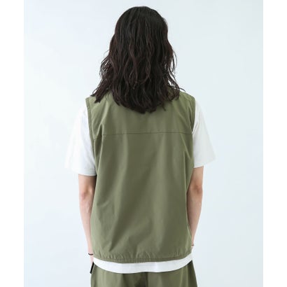 アーバンリサーチ サニーレーベル URBAN RESEARCH Sonny Label HyperHelixジップアップベスト （アイボリー）｜詳細画像