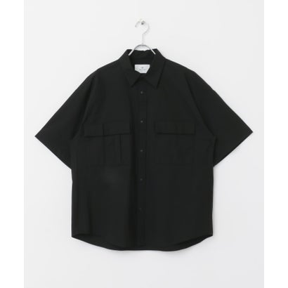 アーバンリサーチ サニーレーベル URBAN RESEARCH Sonny Label HyperHelix胸ポケットショートスリーブシャツ （アイボリー）｜詳細画像