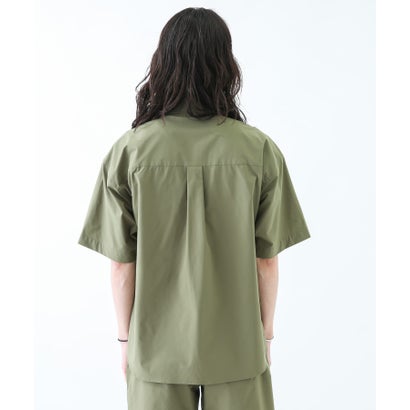 アーバンリサーチ サニーレーベル URBAN RESEARCH Sonny Label HyperHelix胸ポケットショートスリーブシャツ （アイボリー）｜詳細画像