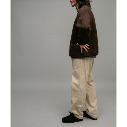 アーバンリサーチ サニーレーベル URBAN RESEARCH Sonny Label モヘヤタッチVネックニットカーディガン （ダークブラウン）｜詳細画像