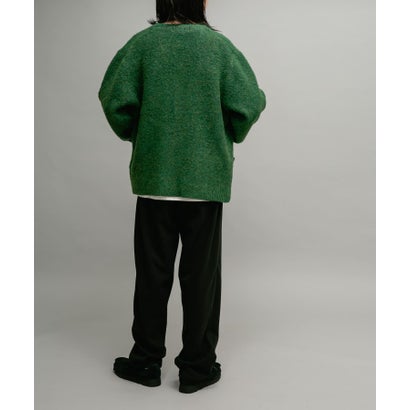 アーバンリサーチ サニーレーベル URBAN RESEARCH Sonny Label モヘヤタッチVネックニットカーディガン （ダークブラウン）｜詳細画像