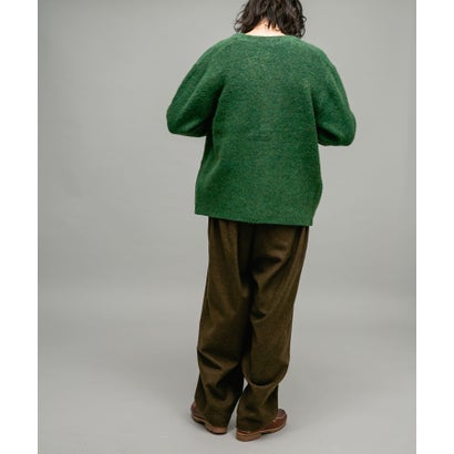 アーバンリサーチ サニーレーベル URBAN RESEARCH Sonny Label モヘヤタッチVネックニットカーディガン （ダークブラウン）｜詳細画像