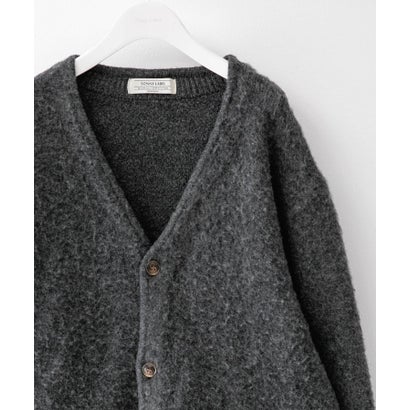アーバンリサーチ サニーレーベル URBAN RESEARCH Sonny Label モヘヤタッチVネックニットカーディガン （ダークブラウン）｜詳細画像