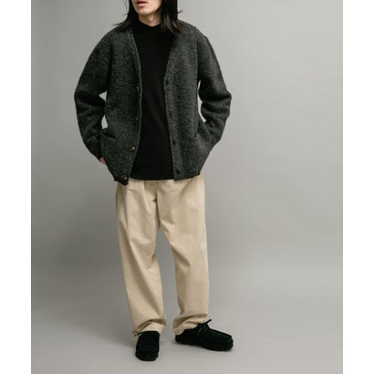 アーバンリサーチ サニーレーベル URBAN RESEARCH Sonny Label モヘヤタッチVネックニットカーディガン （ダークブラウン）｜詳細画像