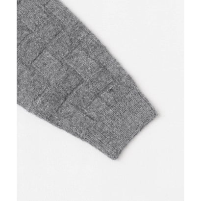 アーバンリサーチ サニーレーベル URBAN RESEARCH Sonny Label ブロック柄クルーネックニットプルオーバー （ブラウン）｜詳細画像