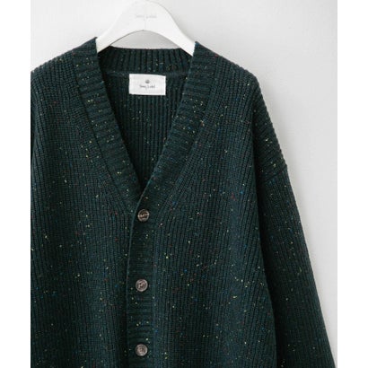 アーバンリサーチ サニーレーベル URBAN RESEARCH Sonny Label ウォッシャブルウール混ネップカーディガン （グリーン）｜詳細画像