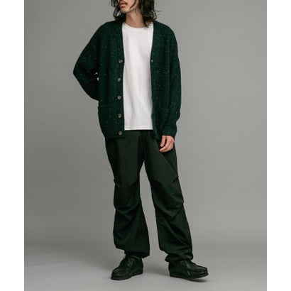アーバンリサーチ サニーレーベル URBAN RESEARCH Sonny Label ウォッシャブルウール混ネップカーディガン （グリーン）｜詳細画像
