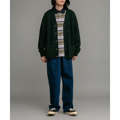 アーバンリサーチ サニーレーベル URBAN RESEARCH Sonny Label ウォッシャブルウール混ネップカーディガン （グリーン）｜詳細画像
