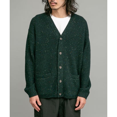 アーバンリサーチ サニーレーベル URBAN RESEARCH Sonny Label ウォッシャブルウール混ネップカーディガン （グリーン）｜詳細画像