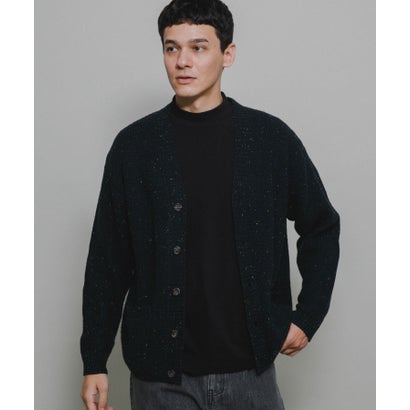 アーバンリサーチ サニーレーベル URBAN RESEARCH Sonny Label ウォッシャブルウール混ネップカーディガン （グリーン）｜詳細画像
