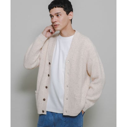 アーバンリサーチ サニーレーベル URBAN RESEARCH Sonny Label ウォッシャブルウール混ネップカーディガン （グリーン）｜詳細画像