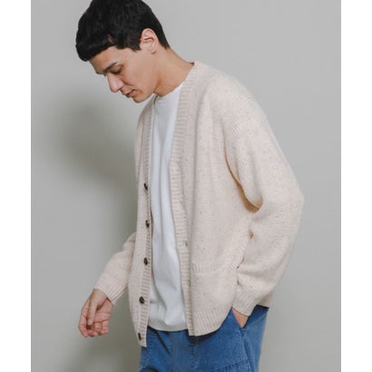 アーバンリサーチ サニーレーベル URBAN RESEARCH Sonny Label ウォッシャブルウール混ネップカーディガン （グリーン）｜詳細画像