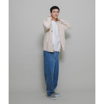アーバンリサーチ サニーレーベル URBAN RESEARCH Sonny Label ウォッシャブルウール混ネップカーディガン （グリーン）｜詳細画像
