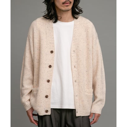 アーバンリサーチ サニーレーベル URBAN RESEARCH Sonny Label ウォッシャブルウール混ネップカーディガン （グリーン）｜詳細画像