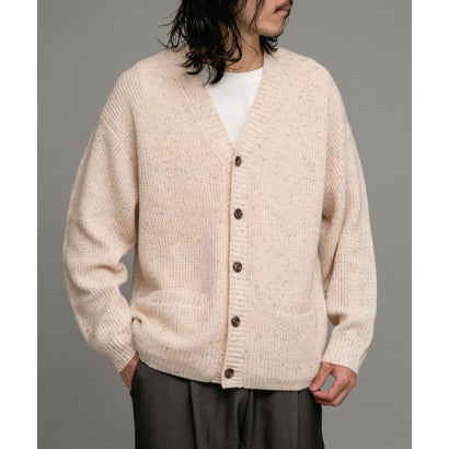 アーバンリサーチ サニーレーベル URBAN RESEARCH Sonny Label ウォッシャブルウール混ネップカーディガン （グリーン）｜詳細画像