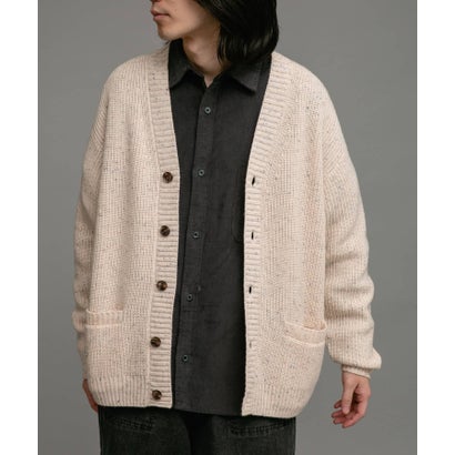 アーバンリサーチ サニーレーベル URBAN RESEARCH Sonny Label ウォッシャブルウール混ネップカーディガン （グリーン）｜詳細画像