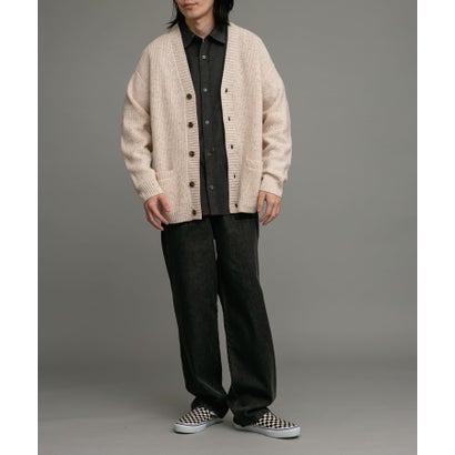 アーバンリサーチ サニーレーベル URBAN RESEARCH Sonny Label ウォッシャブルウール混ネップカーディガン （グリーン）｜詳細画像