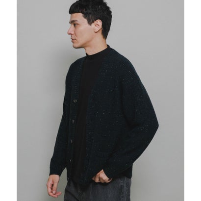アーバンリサーチ サニーレーベル URBAN RESEARCH Sonny Label ウォッシャブルウール混ネップカーディガン （グリーン）｜詳細画像