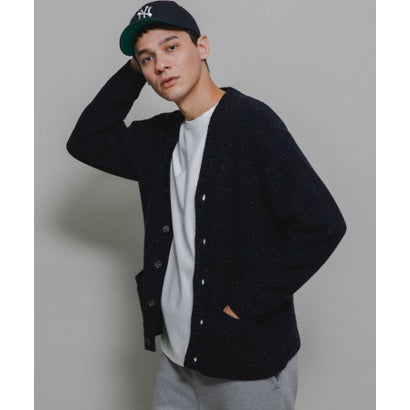 アーバンリサーチ サニーレーベル URBAN RESEARCH Sonny Label ウォッシャブルウール混ネップカーディガン （グリーン）｜詳細画像