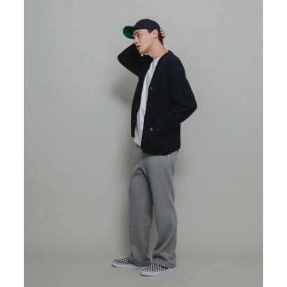 アーバンリサーチ サニーレーベル URBAN RESEARCH Sonny Label ウォッシャブルウール混ネップカーディガン （グリーン）｜詳細画像