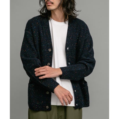 アーバンリサーチ サニーレーベル URBAN RESEARCH Sonny Label ウォッシャブルウール混ネップカーディガン （グリーン）｜詳細画像