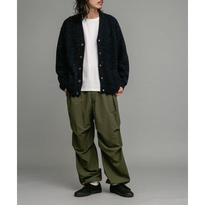 アーバンリサーチ サニーレーベル URBAN RESEARCH Sonny Label ウォッシャブルウール混ネップカーディガン （グリーン）｜詳細画像