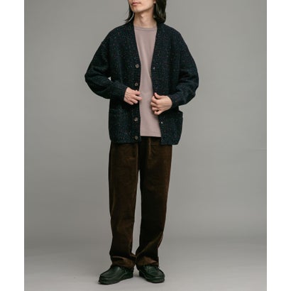 アーバンリサーチ サニーレーベル URBAN RESEARCH Sonny Label ウォッシャブルウール混ネップカーディガン （グリーン）｜詳細画像