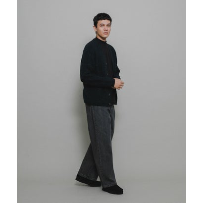 アーバンリサーチ サニーレーベル URBAN RESEARCH Sonny Label ウォッシャブルウール混ネップカーディガン （グリーン）｜詳細画像