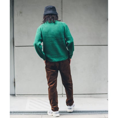 アーバンリサーチ サニーレーベル URBAN RESEARCH Sonny Label 『洗濯可』マシンウォッシャブルハーフZIPニットプルオーバー （グリーン）｜詳細画像