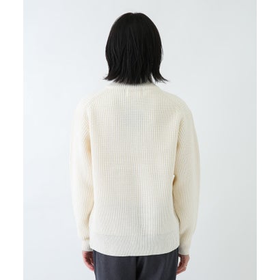 アーバンリサーチ サニーレーベル URBAN RESEARCH Sonny Label 『洗濯可』マシンウォッシャブルハーフZIPニットプルオーバー （グリーン）｜詳細画像