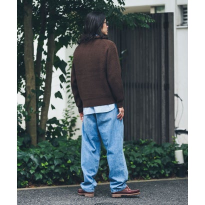 アーバンリサーチ サニーレーベル URBAN RESEARCH Sonny Label 『洗濯可』マシンウォッシャブルハーフZIPニットプルオーバー （グリーン）｜詳細画像