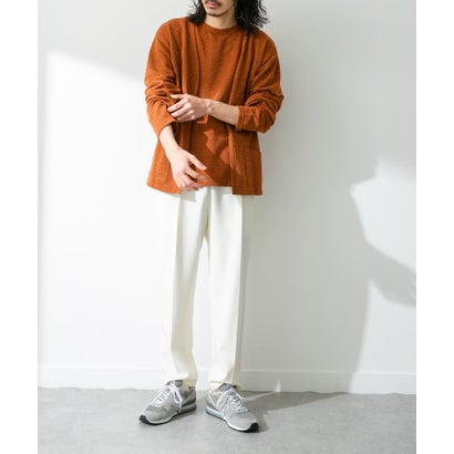 アーバンリサーチ サニーレーベル URBAN RESEARCH Sonny Label JAPAN MADE 裏毛カーディガン （オレンジ）｜詳細画像